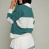 Olivia Rugby Brushed Fleece Sweatshirt