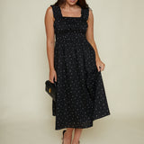 Vera Polka Dot Midi Dress