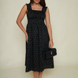 Vera Polka Dot Midi Dress