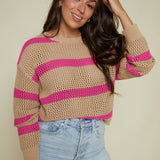 Nilsa Striped Knit Sweater