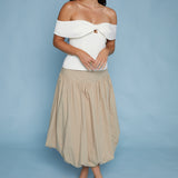 Avery Off Shoulder Bow Top