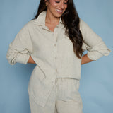 Roman Linen Button Up