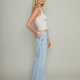 Jenna Low Slung Palazzo Jeans - Chateau