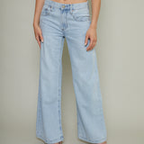 Jenna Low Slung Palazzo Jeans - Chateau