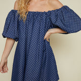 Ruthie Polka Dot Mini Dress