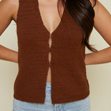 Norine Crochet Sweater Vest