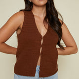 Norine Crochet Sweater Vest