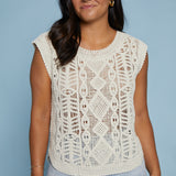 Anita Crochet Sweater Top
