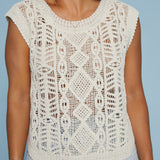 Anita Crochet Sweater Top