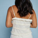 Bea Tie-Front Top - Cream