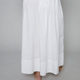 Macky Poplin Maxi Skirt - Le Blanc