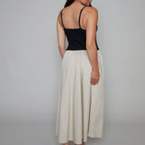 Ausha Mixed Media Midi Dress