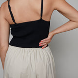 Ausha Mixed Media Midi Dress