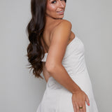 Kyla Fitted Strapless Midi Dress