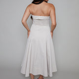 Kyla Fitted Strapless Midi Dress