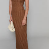 Reese Textured Stretch Maxi Dress