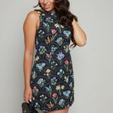 Jeanette Floral Jacquard Mini Dress