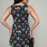Jeanette Floral Jacquard Mini Dress