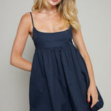 Estelle Bubble Hem Mini Dress