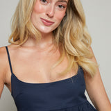 Estelle Bubble Hem Mini Dress