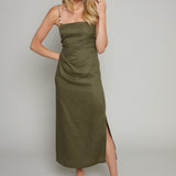 Dezie Bead Detail Midi Dress