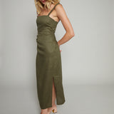 Dezie Bead Detail Midi Dress