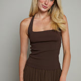 Natalie Halter Knit Top