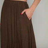 Cindy Flowy Midi Skirt