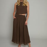 Cindy Flowy Midi Skirt