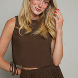 Mae Side Tie Top