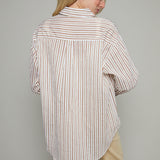 Blaire Oversized Striped Button Down