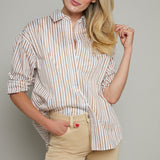 Blaire Oversized Striped Button Down