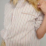 Blaire Oversized Striped Button Down