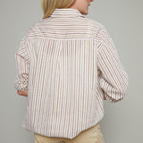 Blaire Oversized Striped Button Down