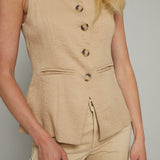 Kobi Button Front Vest