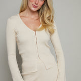 Alani Ribbed Knit Cardigan