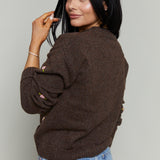 Nora Rose Embroidered Pull Over Sweater
