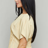 Angela Pleated Waist Blouse