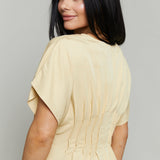 Angela Pleated Waist Blouse