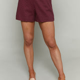 Maisey Micro Dot Tailored Mini Shorts