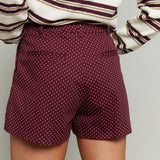 Maisey Micro Dot Tailored Mini Shorts