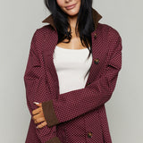 Robbie Micro Dot Button Up Jacket