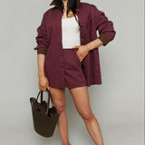 Robbie Micro Dot Button Up Jacket