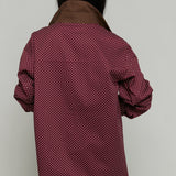 Robbie Micro Dot Button Up Jacket
