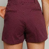 Maisey Micro Dot Tailored Mini Shorts