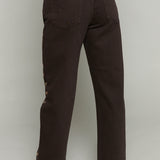 Taylor Off Duty Grommet Embellished Bowed Ankle Jean