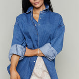 Jazz Organic Oversized Denim Shacket