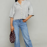 Mallory Boxy Short Sleeve Cardigan