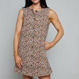 Devry Multicolored Block Mini Dress
