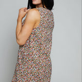Devry Multicolored Block Mini Dress